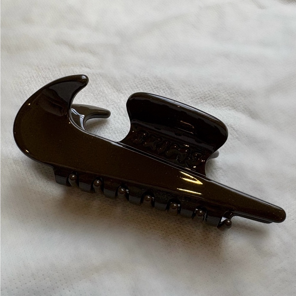 SKIMS Nike Hair Clip - Dark Brown | Limited Edition LA Store - Picture 2 of 6